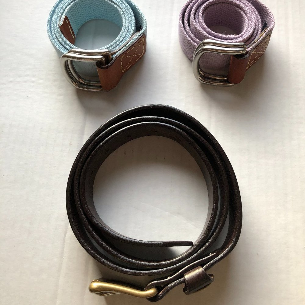 Bill's Khakis Belts - Size: Large and 40 - Lot of 3